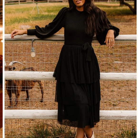 IVY CITY CO COSETTE MIDI DRESS NWT - Picture 1 of 2